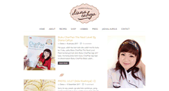 Desktop Screenshot of dianacahya.com